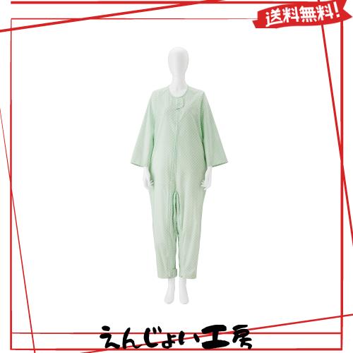 竹虎 介護ねまき グリーン L 106614の通販は 7,880円