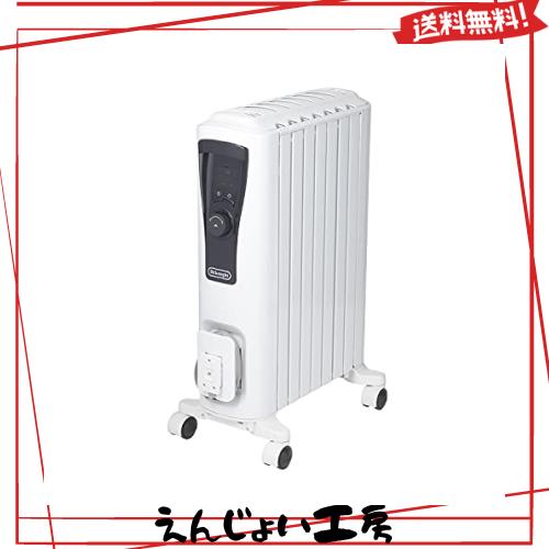 De’Longhi (デロンギ) オイルヒーター ユニカルド RHJ65L0712 電気ヒーター ゼロ風暖房 節電 乾燥しにくい 表面温度約60℃ エコモード 安