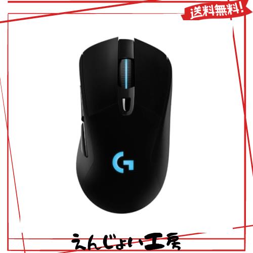 Logicool G ワイヤレス ゲーミングマウス G703h LIGHTSPEED HERO 25Kセンサー エルゴノミクス LIGHTSYNC RGB POWERPLAY 無線 充電 対応