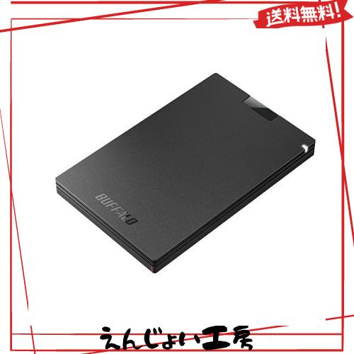 バッファロー SSD-PG2.0U3-BC USB3.2(Gen1) ポータブルSSD Type-A 2.0TB ブラック