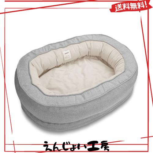 AKAGIICHI 犬用ベッド 猫ベッド ペットベッド ペットソファー ペットクッション 寒さ対策 枕付き クッション性が 高反発 猫 小型犬 中型
