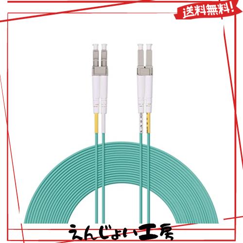 10Gtek 4本入り OM3 マルチモード デュプレックス LC/LC 10Gb 40Gb 光ファイバーケーブル 50/125μm 10m