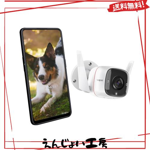 TP-Link WiFi ネットワークカメラ 屋外カメラ 1296p 300万画素 IP66防水・防塵 防犯カメラ 音声通話可能 3年保証 Tapo TC65の通販は 7,427円