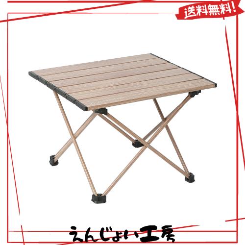 Rock Cloud キャンプテーブル 折りたたみ 41x35cm アルミ ロールテーブル コンパクト 超軽量 アウトドア 運動会 BBQ ハイキング ビーチ の通販は