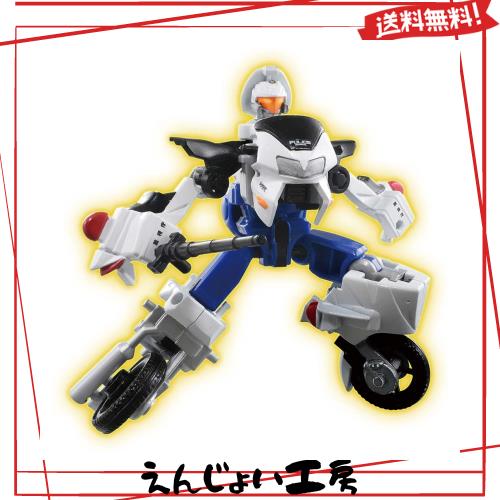 CONSTRUCT‐BOTS コンストラクトボッツ タカラトミー(TAKARA TOMY) トミカ ジョブレイバー JB06 ポリスブレイバー Honda VFR 白バイ