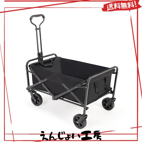 DEERFAMY キャリーワゴン キャリーカート アウトドアワゴン キャンプワゴン アウトドア キャンプ キャリー ワゴン キャンプカート キャンの通販は