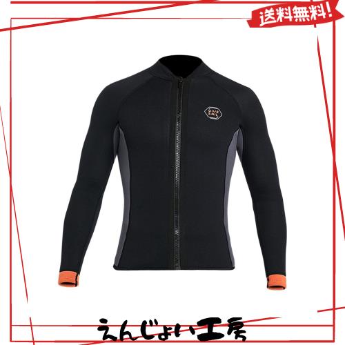 ウエットスーツ タッパー ウエットジャケット メンズ 3mm フロントジップ ネオプレーン 長袖 ウエットジャケット サーフィン ダイビング の通販は 5,338円