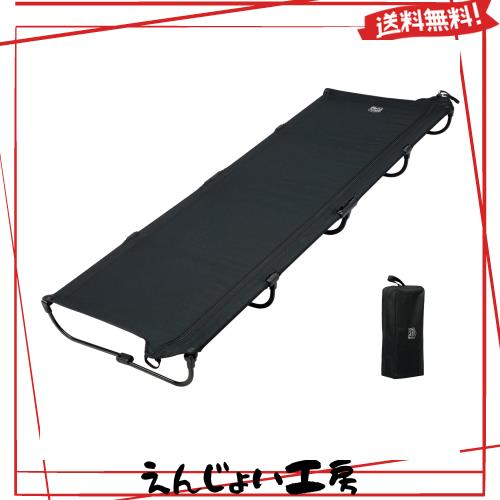 TIMBER RIDGE キャンプコット 軽量2.9kg 数秒セットアップ 折りたたみ 一体式 アルミ+スチール製 耐荷重102kg L190.5*W66*H15.5cm キャン
