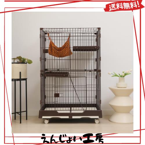 Shinyever 猫 ケージ キャットケージ 猫ケージ ペットケージ（2段） 楽天市場】Shinyever 猫 ケージ 猫ケージ キャットケージ 猫