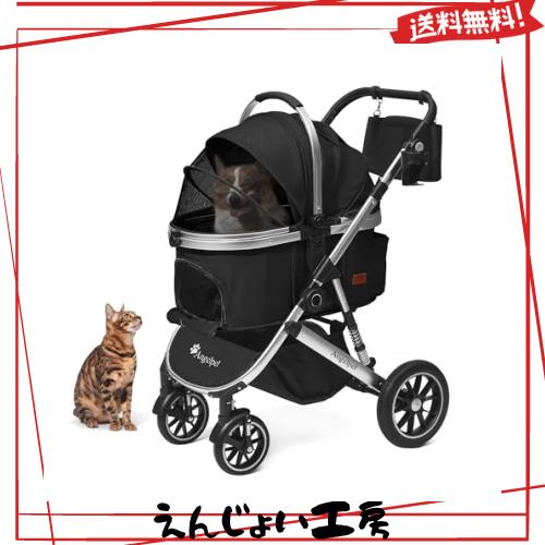Angelpet ペットカート 分離型 犬用 バギー いぬ用 4輪 Angelpet