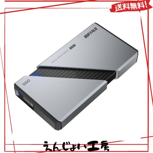 バッファロー ポータブル SSD 外付け 2TB USB4 Gen3x2 対応 Type