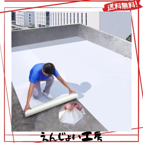 TINYMATCH 防水シート 屋外 100cm*5m 屋根補修シート簡単施工