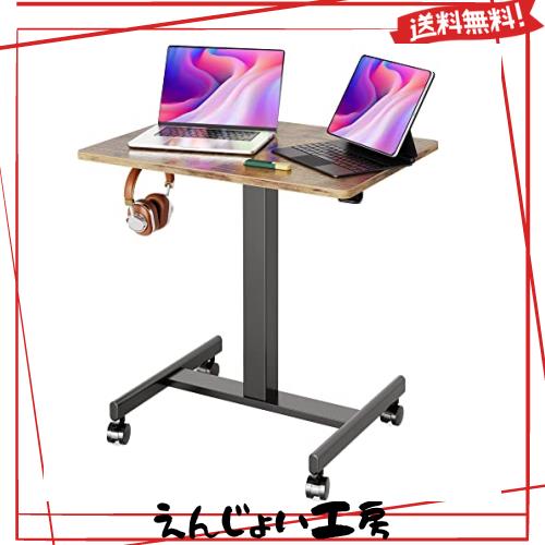 Claiks 昇降デスク ガス圧 スタンディングデスク 昇降式 テーブル 幅65cm*奥行き48cm テレワーク オフィスデスク 在宅ワーク パソコンデ 12,040円