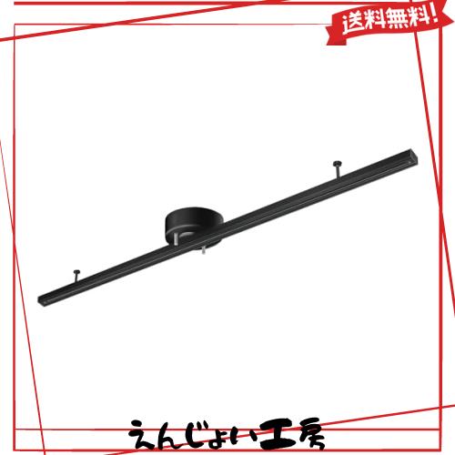 ASSEUI ライティングレール 1.5m 配線ダクトレール レールライト 可動範囲 146cm スポットライトレール 耐荷重5kg 天井照明 角度調整可能の通販は