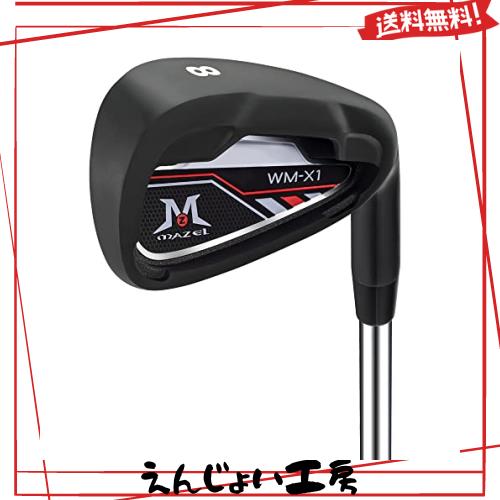 MAZEL (マゼル) WM-X1 ゴルフ クラブ アイアン スチールシャフト 8本セット/単品(番手:1,2,3,4,5,6,7,8,9,AW,PW,SW) メンズ 右用/左用 フ