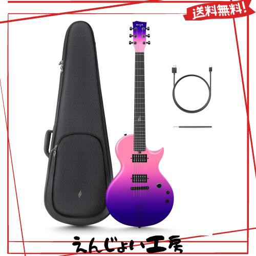 ENYA Nova GO Sonic スマートエレキギター 初心者入門セット カーボンファイバー製 10Wスピーカー＆マルチエフェクター内蔵 アプリで簡単の通販は 55,921円