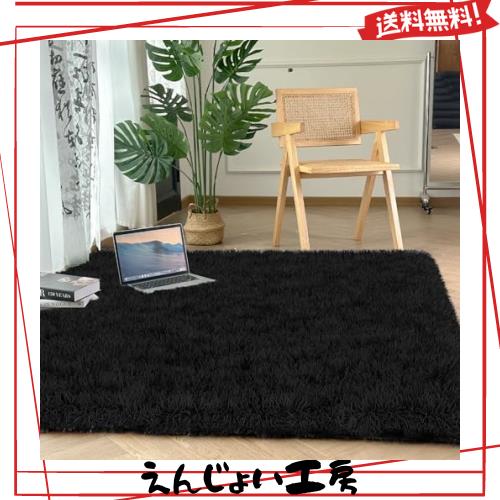 カーペット SpyFlyLie ラグマット【中層:30D高密度ウレタン 厚さ約1.2cm と低反発 厚手加工】洗えるラグ 抗菌 ふわっと手触り優しいフラ