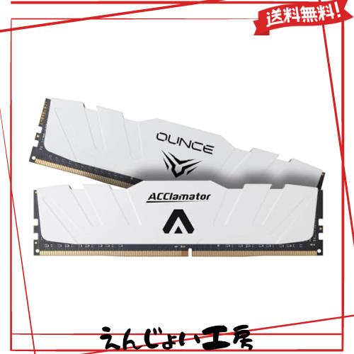 DDR4 32GB 3600MHz Memory / PC4-28800 CL18 1.35V (16GB x 2枚) ヒートシンク付きシリーズ デスクトップPC用 メモリモジュール Acclamatの通販は 12,341円