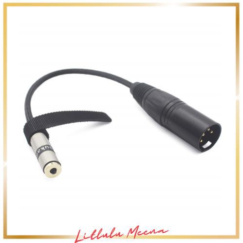 4 Pin XLR 変換 3.5mm 4極 バランス メス ] 8芯銀メッキ線ハンドメイドケーブル採用変換プラグ [ 4 Pin XLR オス ] 変換  バランス ケーの通販はau PAY マーケット - Litlulu Meena | au PAY マーケット－通販サイト