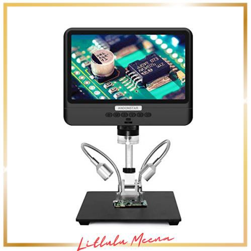 AndonstarAD208コイン顕微鏡8.5インチスクリーン260XLCDラボハンドヘルドUSBデジタル顕微鏡PCB修理はんだ付けコインコレクション用の通販は 13,767円