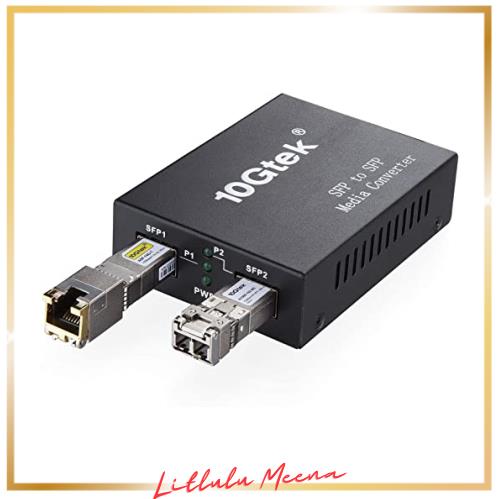 10Gtek 10G 光メディアコンバーター G0200-SFP (Kit #31), 10GBase-T 