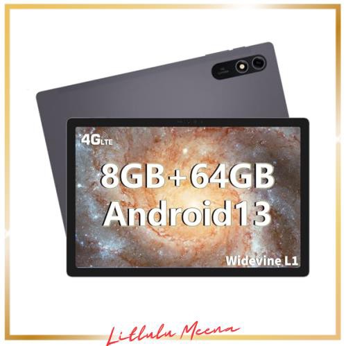 Android 13 タブレット 10.5インチ wi-fiモデル 8GB+64GB+1TB TF拡張 8コアCPU SIMフリー 4G LTE通信 IPS FHD 1920×1200解像度 13MP/8MPの通販は