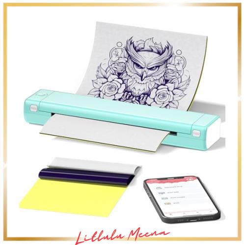 M08F tattoo printerタトゥー用紙10枚付属モバイルプリンター Amazon.co.jp: Itari M08F tattoo printer タトゥー用紙10枚付属