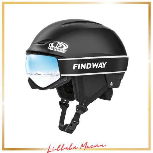 スキーヘルメットとゴーグルのセット】Findwayスキー ヘルメット 大人