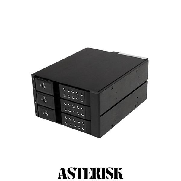 StarTech.com 3x 3.5インチ SAS 2.0/SATA 3.0ハードディスクドライブ