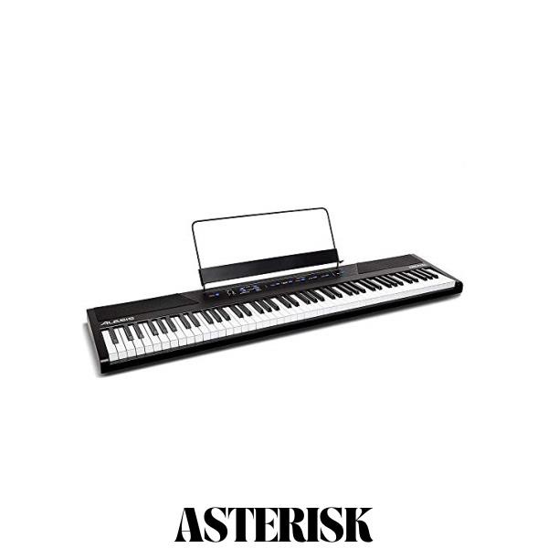 Alesis 電子ピアノ 88鍵盤 初心者向け電子ピアノ スピーカー搭載 譜面 ...