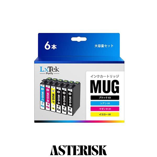 LxTek Purify】MUG-4CL マグカップ インク エプソン (Epson) 対応 互換