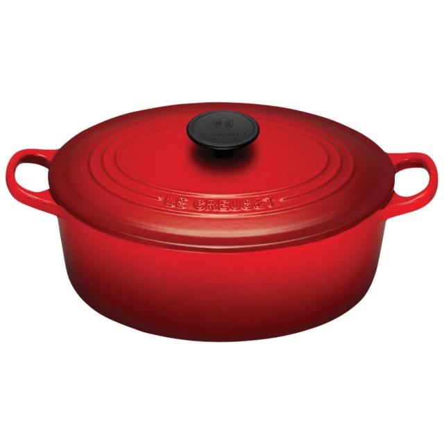 ル・クルーゼ(Le Creuset) 鋳物 ホーロー 鍋ココット・オーバル25 cm