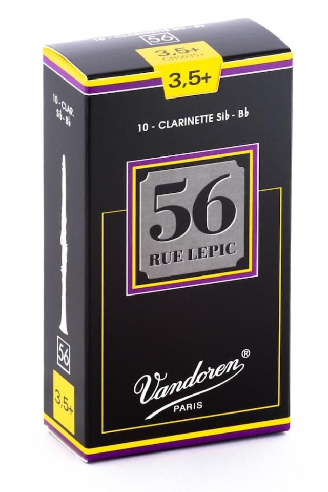 バンドーレン B♭クラリネットリード ルピック56 硬さ:3-1/2+ (10枚入)