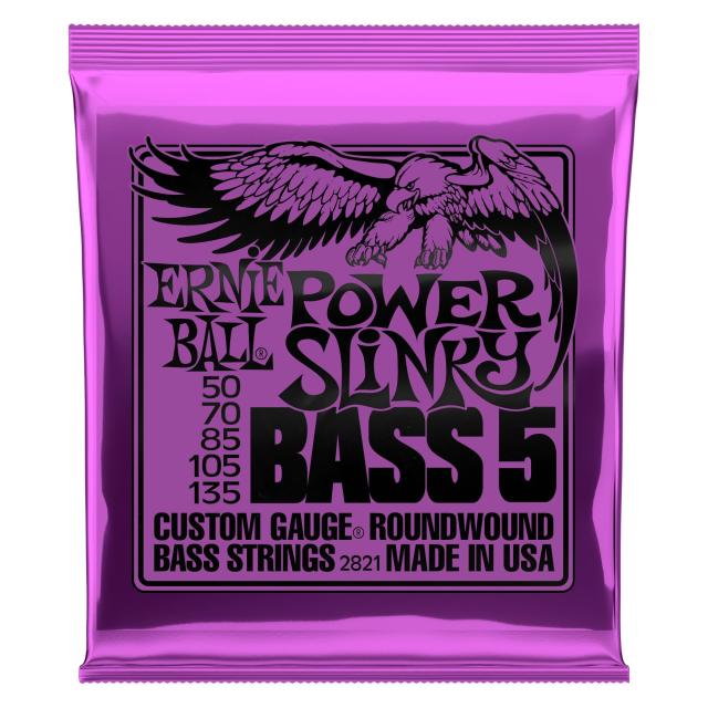 【正規品】 ERNIE BALL 2821 ベース弦 5弦 (50-135) 5-STRING POWER SLINKY BASS パワー・スリンキー・ベース 5,795円