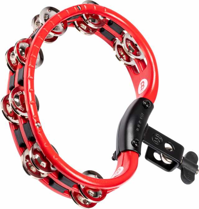 MEINL Percussion マイネル タンバリン Traditional ABS Tambourine Steel Jingles Red TMT2R 【国内正規品】