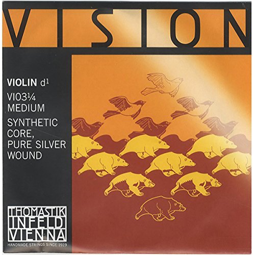 Vision ヴィジョン バイオリン弦 D線 シルバー巻 VI03 1/4