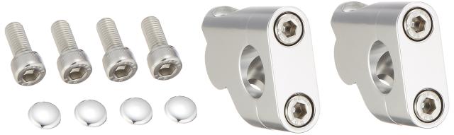 ハリケーン(HURRICANE) セットバックスペーサー H25 CB400SF シルバー HB0637A