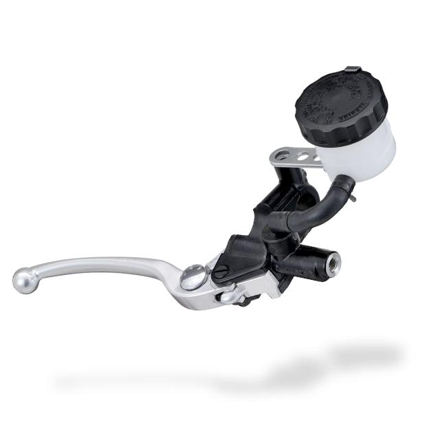 デイトナ(Daytona) NISSIN(ニッシン) バイク用 ブレーキマスターシリンダー 横型 14mm ブラックボディ/バフクリアーレバー 61740