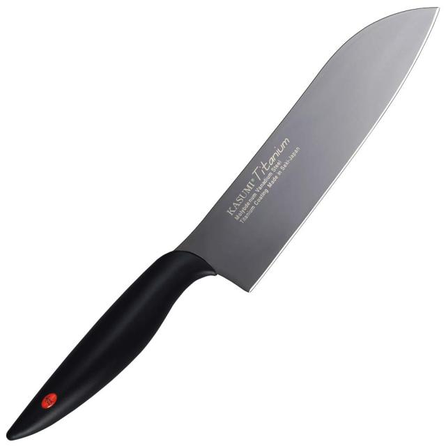 スミカマ 霞 KASUMI 包丁 チタンコーティング 三徳包丁 18cm グレー 錆びにくい 日本製 岐阜県関市 22018/GR
