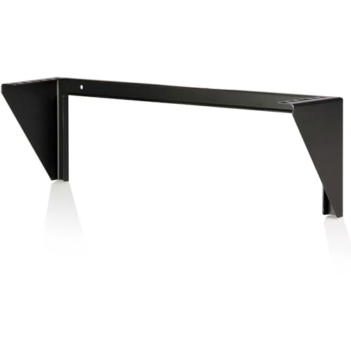 StarTech.com スチール製垂直型ラックマウントブラケット 2U/19インチ ウォールマウント型ラックマウントアダプタ 耐荷重57kg RK219WALLV