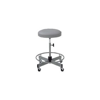 TRUSCO(トラスコ) 作業用チェア Φ375×H515ー635 グレー L-60HN
