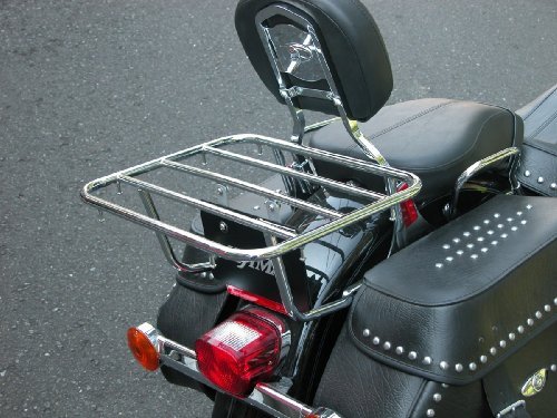 キジマ (kijima) バイク バイクパーツ ミーティングキャリア ハーレーダビッドソン FLSTC(’00-’11) タンデムシート対応 二人乗りOK HD-08