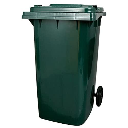 ダルトン(Dulton) プラスチック トラッシュカン 240L グリーン ゴミ箱のマスターピース ふた付き 大型 屋外 高さ1010mm 幅600mm 奥行750m