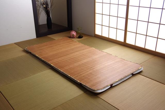イケヒコ 丈夫でひんやり 竹シーツ ひんやり竹 敷パッド ブラウン シングル 約100×200cm 四方ゴムバンド付き #5328530の通販は 5,093円