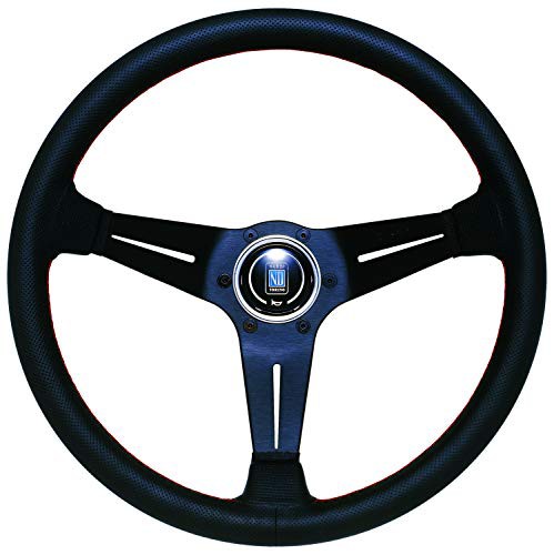 NARDI(ナルディ) SPORTS TYPE ラリー パンチングレザー ディープコーンタイプ レッドステッチ 350mm ステアリング N755 N755