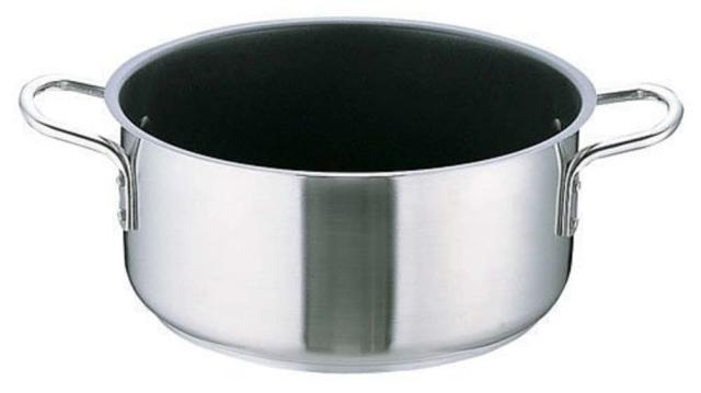 遠藤商事 業務用 ムラノ 外輪鍋 45cm IH対応 18-8ステンレス/内面テフロン加工 ASTI009の通販は