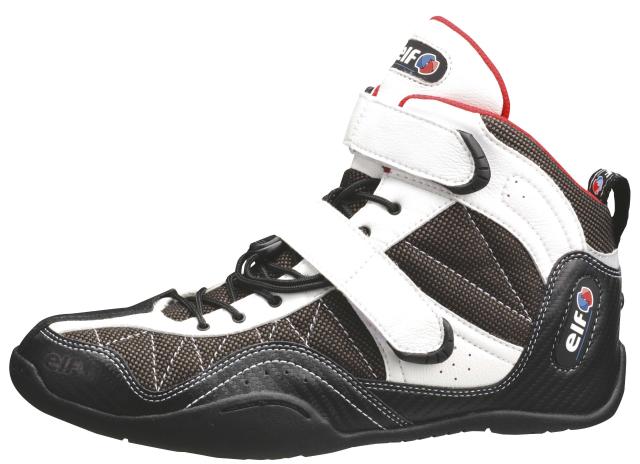 エルフ(ELF) バイクシューズ EXA11 ホワイト/ブラック 25.5cm 9,360円