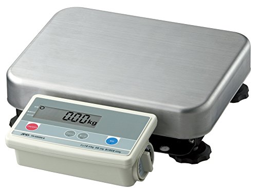 A＆D 検定付きデジタル台はかり/ポール無 FG-60KBM-K ≪ひょう量:60kg 最小表示:0.02kg(使用範囲:0.4~60kg) 皿寸法:300(W)*380(D)mm 検定
