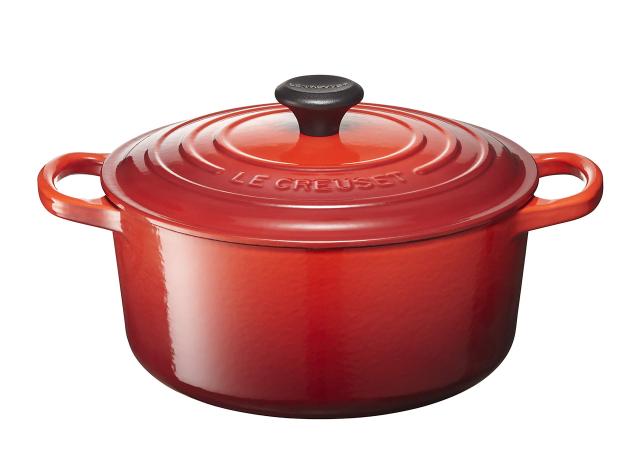 ル・クルーゼ(Le Creuset) 鋳物 ホーロー 鍋 シグニチャー ココット・ロンド 22 cm チェリーレッド ガス IH オーブン 対応 【日本正規販の通販は 50,948円