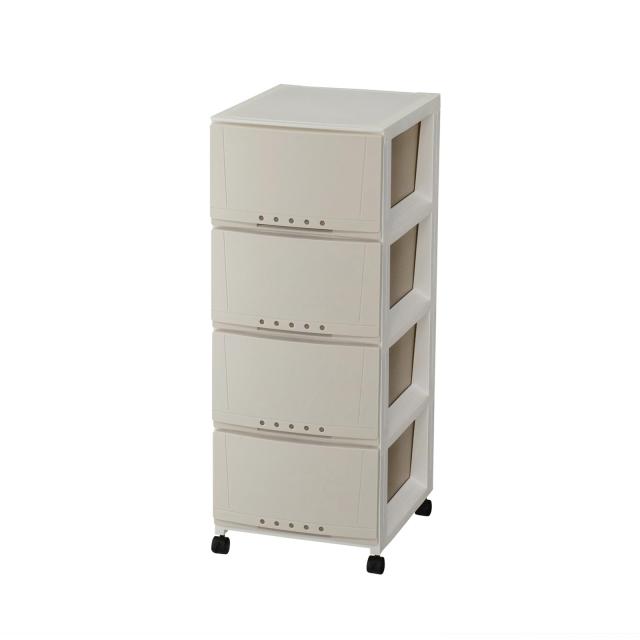 天馬(Tenma) シーンを選ばず使える収納チェスト 日本製 完成品 ルームケース 4段 キャスター付きで移動が簡単 引出しロック付きで抜け落の通販は 5,017円